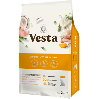 Vesta維斯塔 無穀成犬 皮毛保健配方【羊肉+雞肉】2kg