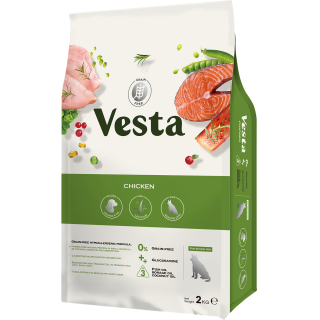 Vesta維斯塔 無穀熟齡犬 皮毛保健配方【雞肉】2k